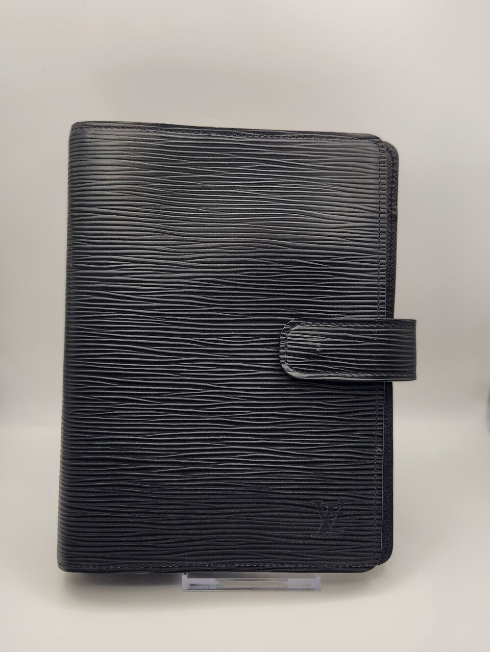 Louis Vuitton Black Epi Leather Ring Agenda Cover -  Medium Size (MM)